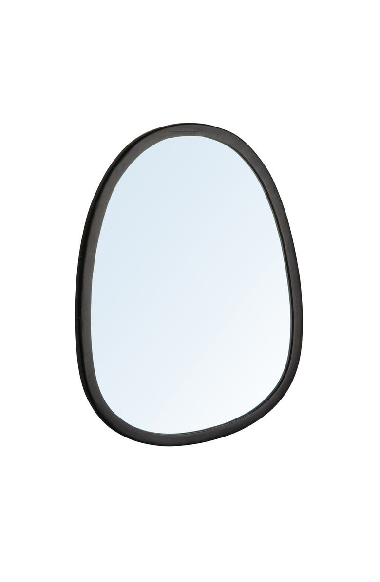 Storied Home Matte Elegance Wall Mirror, Main, color, Black
