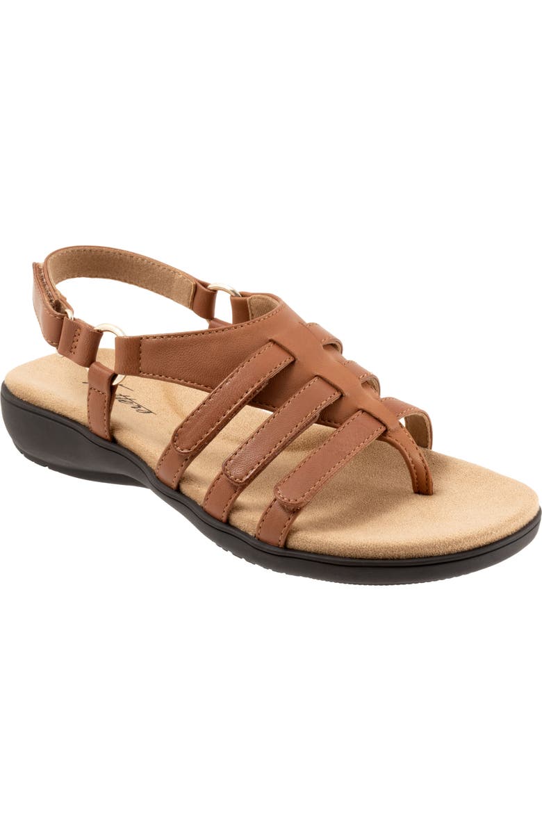 Trotters Ria Slingback Sandal, Main, color, Luggage