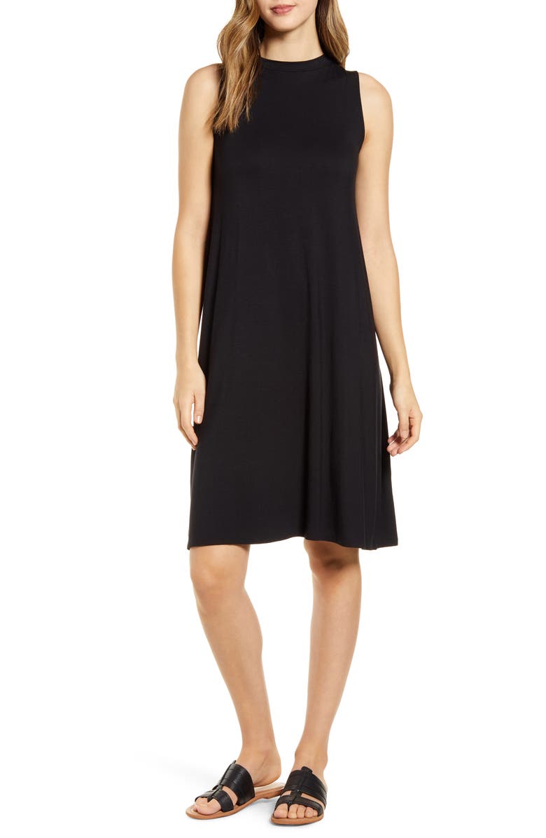 Loveappella Tie Back Tank Dress, Main, color,