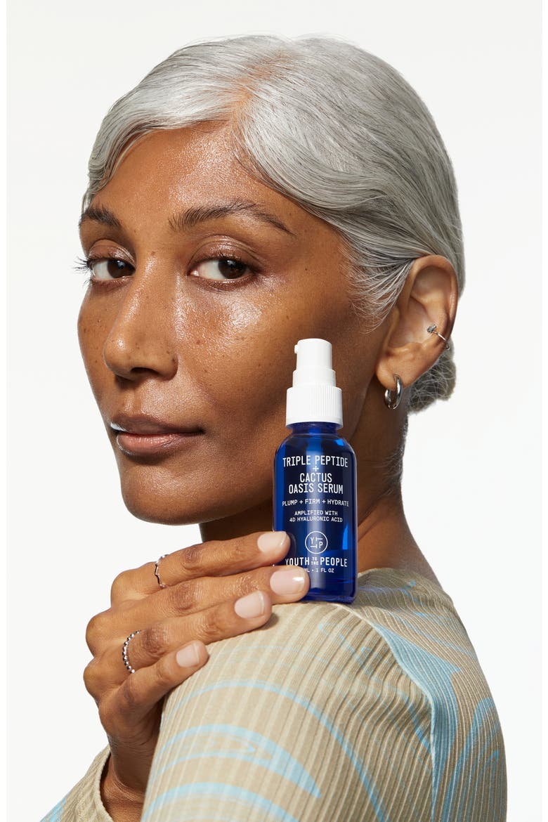Triple Peptide & Cactus Oasis Serum, Alternate, color, NO COLOR
