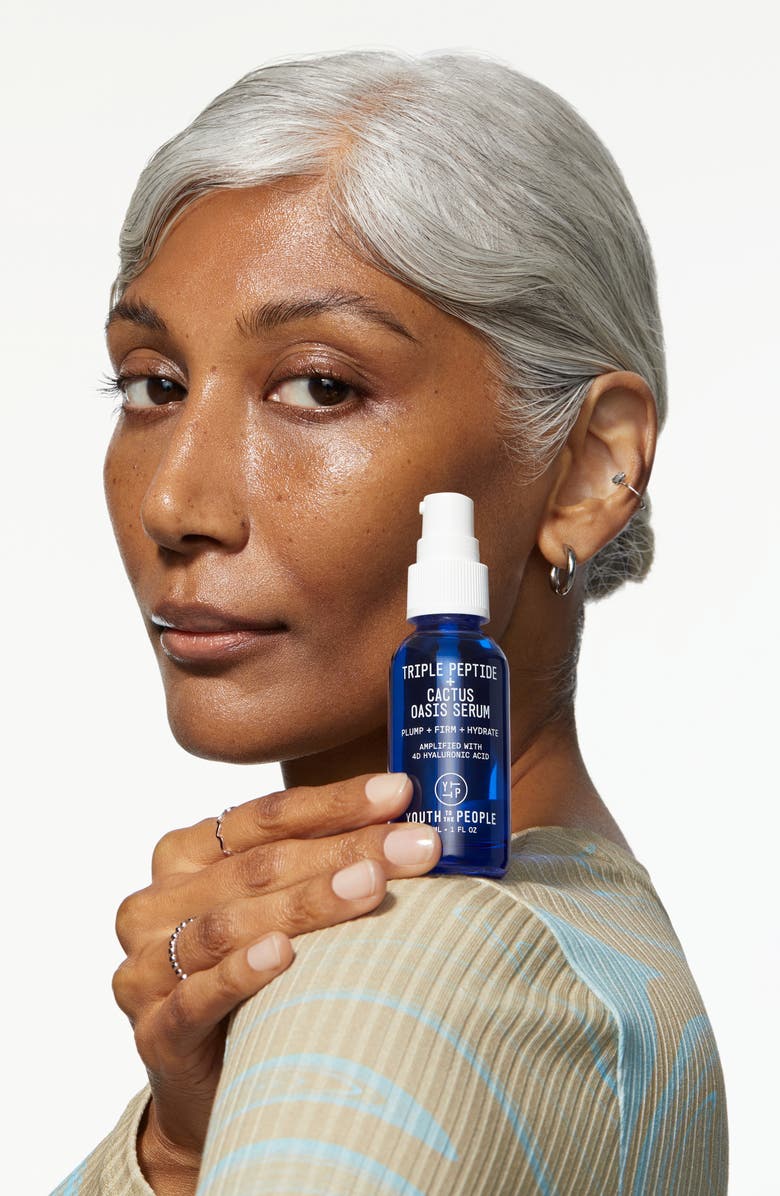 Youth to the People Triple Peptide & Cactus Oasis Serum, Alternate, color, 