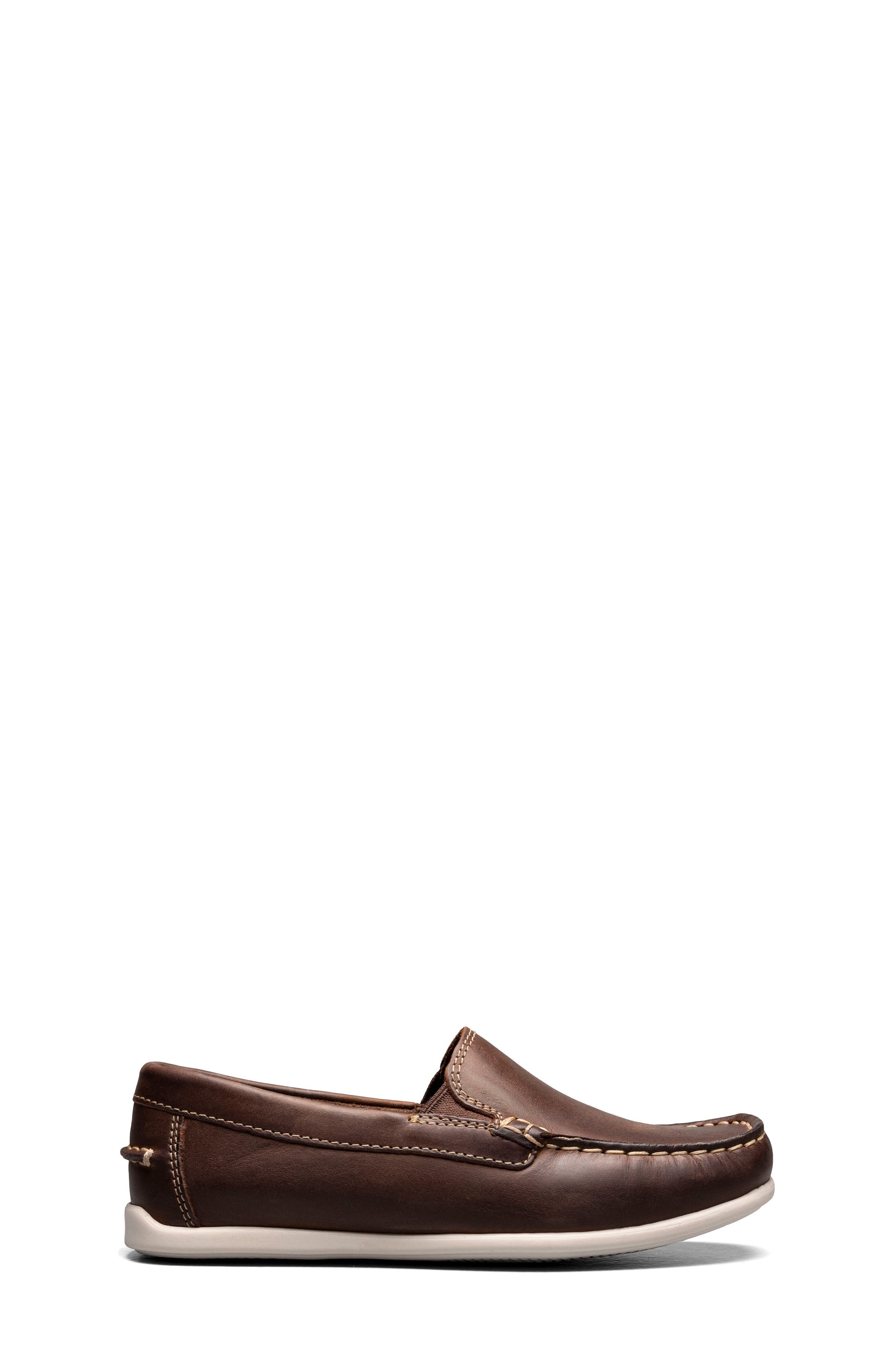 Florsheim Kids' Jasper Jr Venetian Loafer, Alternate, color, Brown Crazy Horse