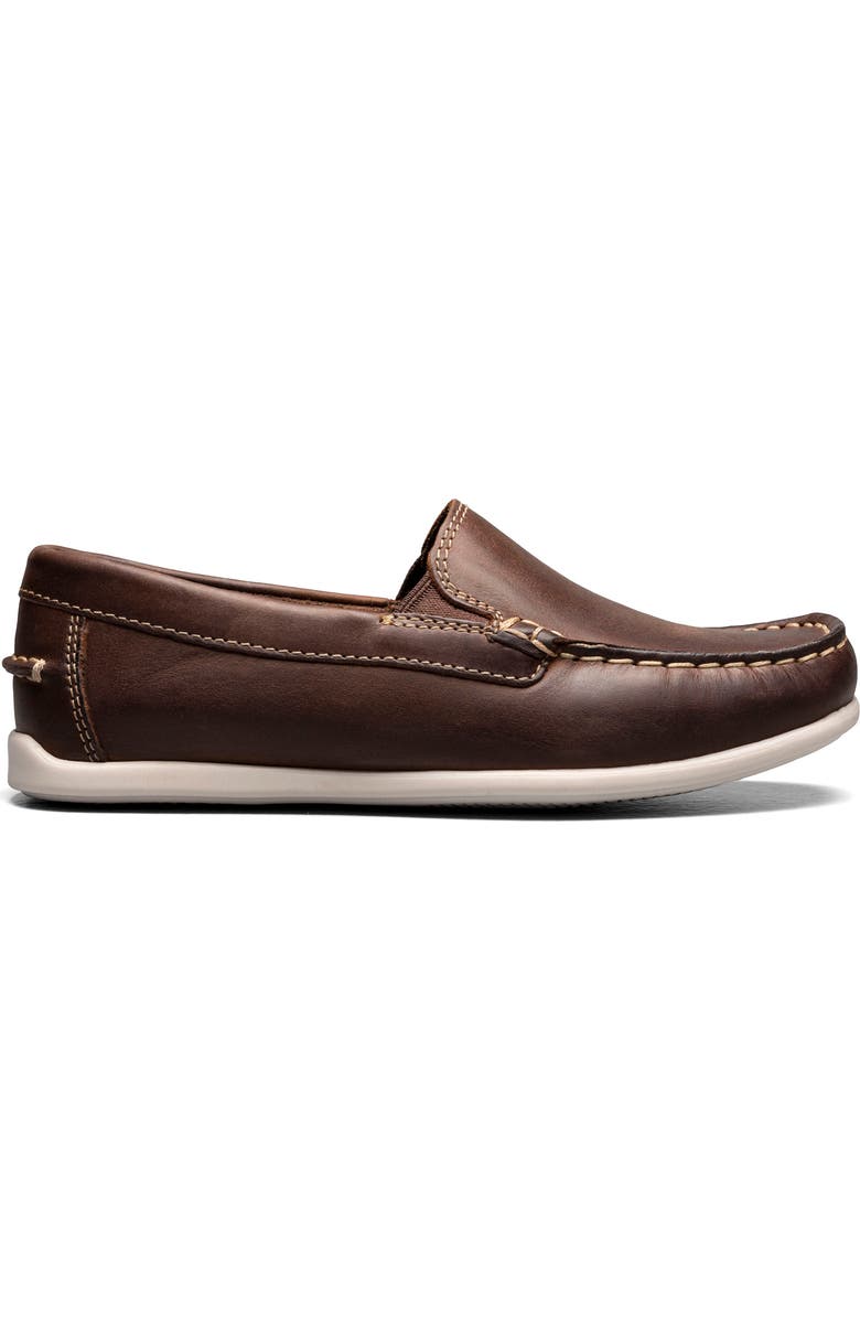 Florsheim Kids' Jasper Jr Venetian Loafer, Alternate, color, Brown Crazy Horse