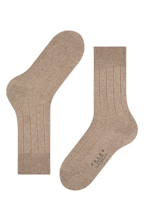 Falke Lhasa Wool Blend Socks In Brown