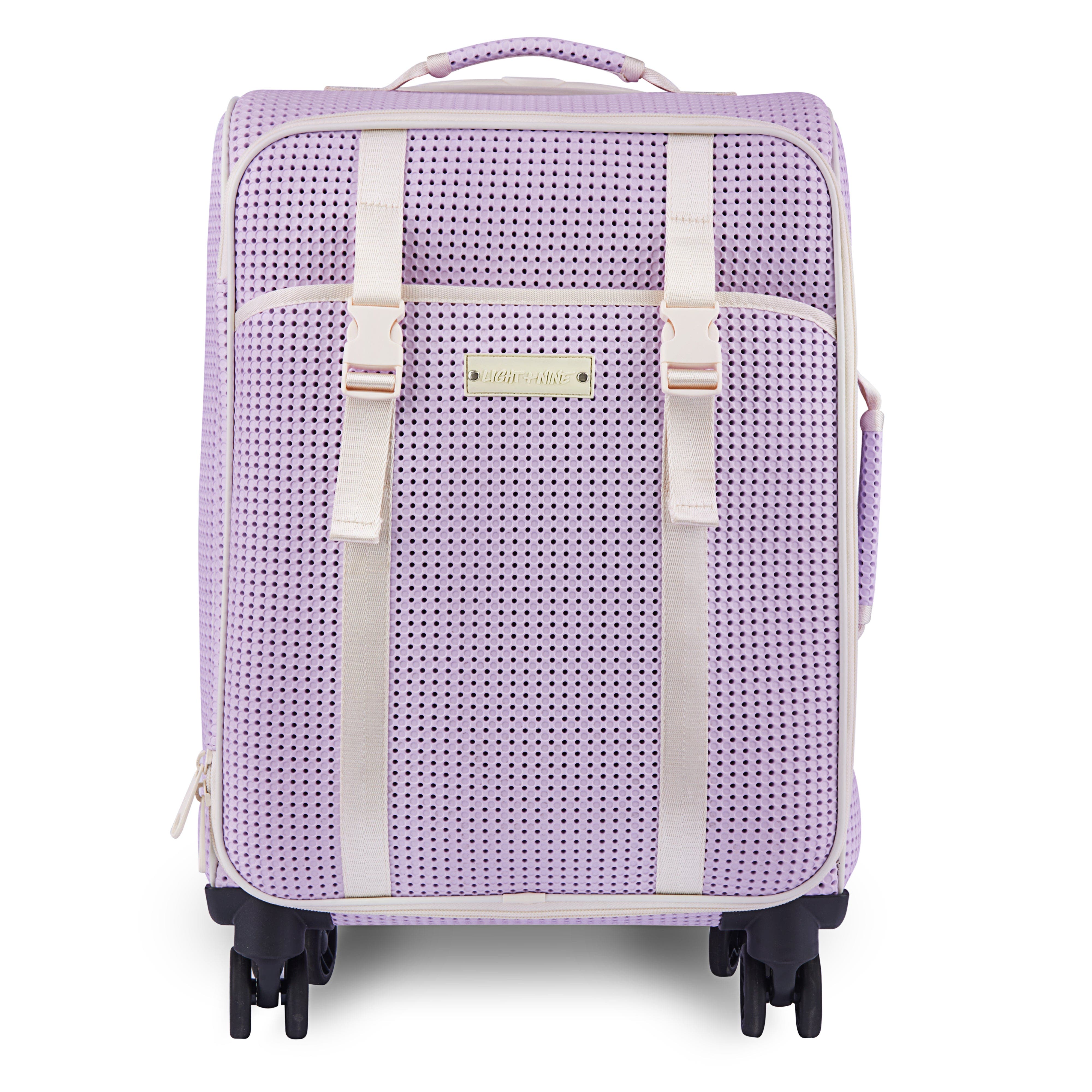 Light+Nine Suitcase 4 wheel Faded Lavender with Nimix Good Vibes Set, Main, color, Faded Lavender