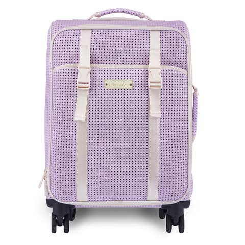 Suitcase 4 wheel Faded Lavender with Nimix Good Vibes Set