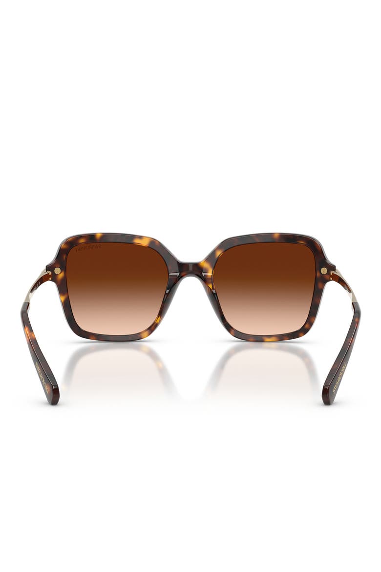 50mm Small Irregular Sunglasses, Alternate, color, HAVANA / GRADIENT BROWN