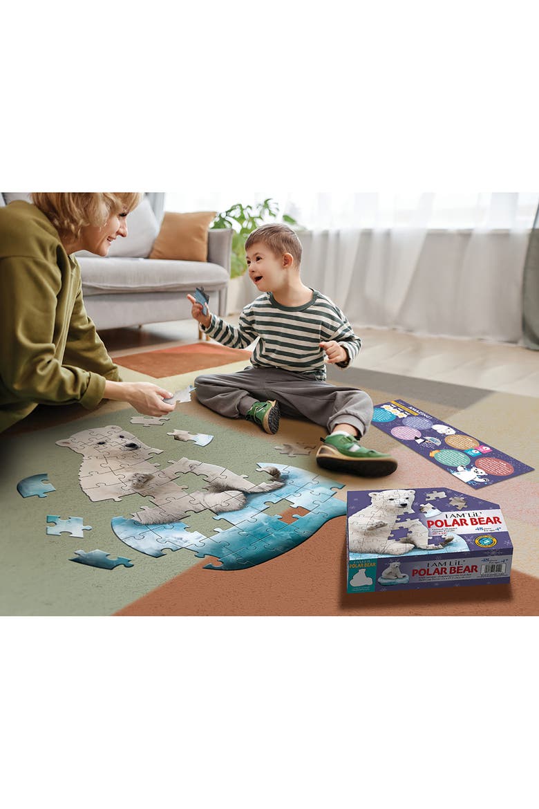 I Am Lil Polar Bear 48 piece Puzzle, Alternate, color, Multicolored