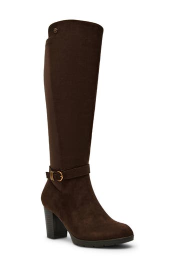Anne Klein Rissa Knee High Boot In Brown