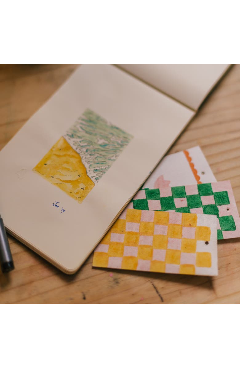 JOYN Block Printing Kit - Tulip Print Stationery Set, Alternate, color, Tulip Print