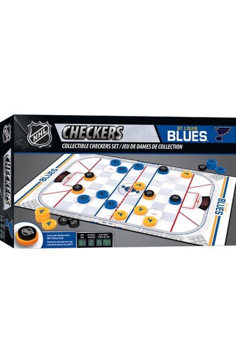 St. Louis Blues Checkers Board Game