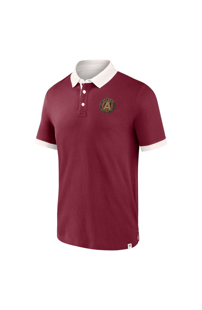 FANATICS Men's Fanatics Branded Red Atlanta United FC Second Period Polo Shirt, Alternate, color, Red