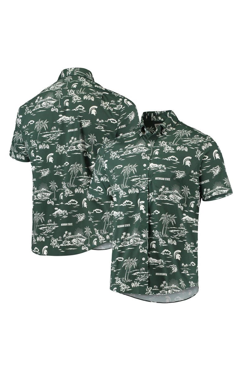 Reyn Spooner Men's Reyn Spooner Green Michigan State Spartans Classic Button-Down Shirt, Main, color, Green