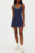 Beach Riot Amaris Colorpop Trim Active Skirted Romper