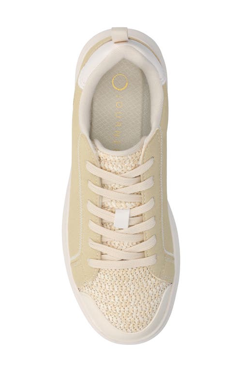 Shop Journee Collection Meeya Woven Casual Sneaker In Natural