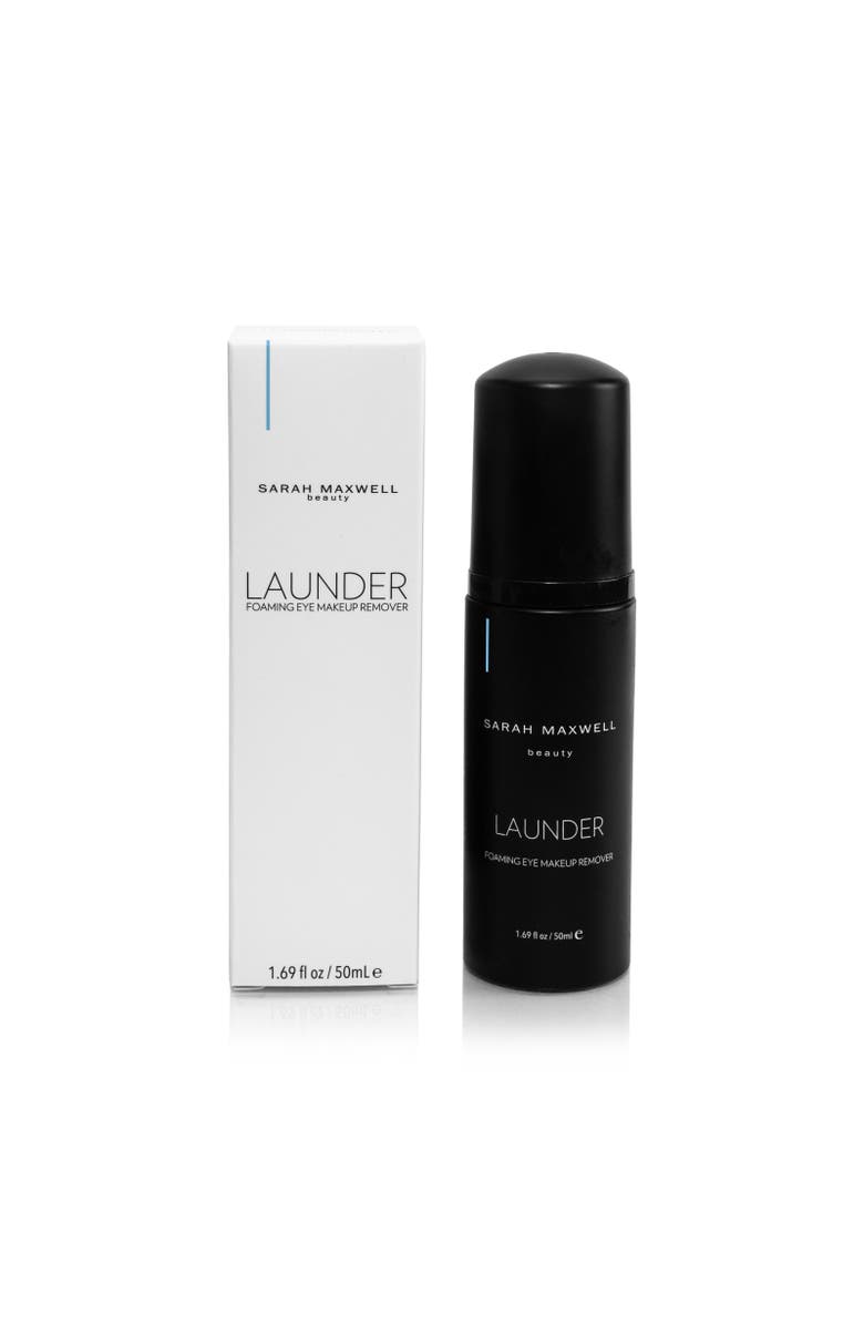 Sarah Maxwell Beauty LAUNDER Eye Makeup Remover, Main, color, NO COLOR