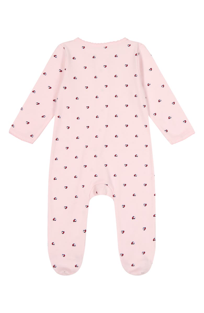 Tommy Hilfiger Tommy Heart Logo Footie, Alternate, color, 