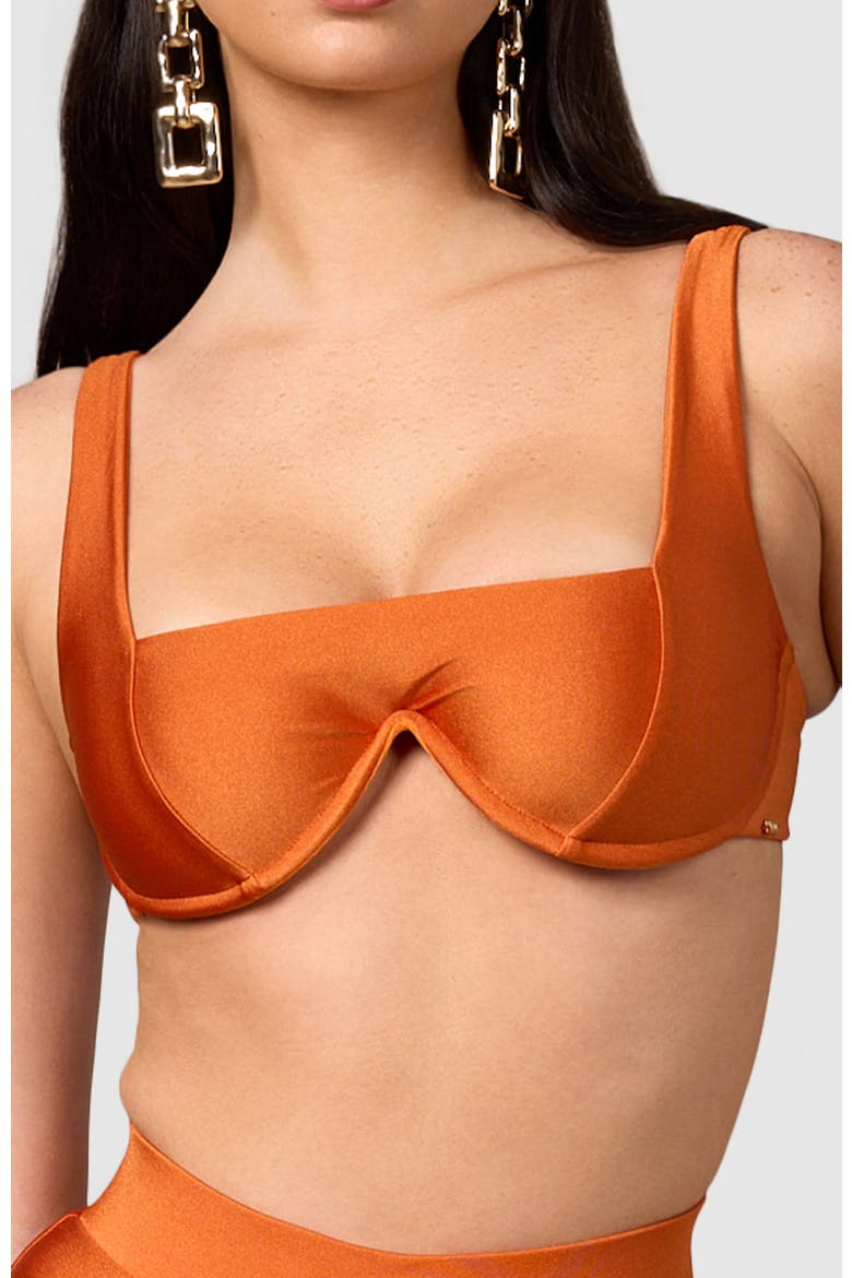 Chance Bikini Top, Main, color, Burnt Orange