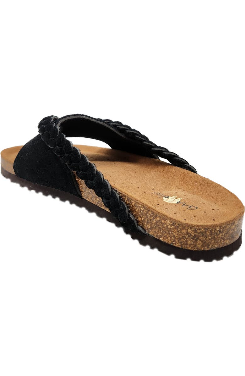 GAAHUU Braided Slide Sandal, Alternate, color, Black
