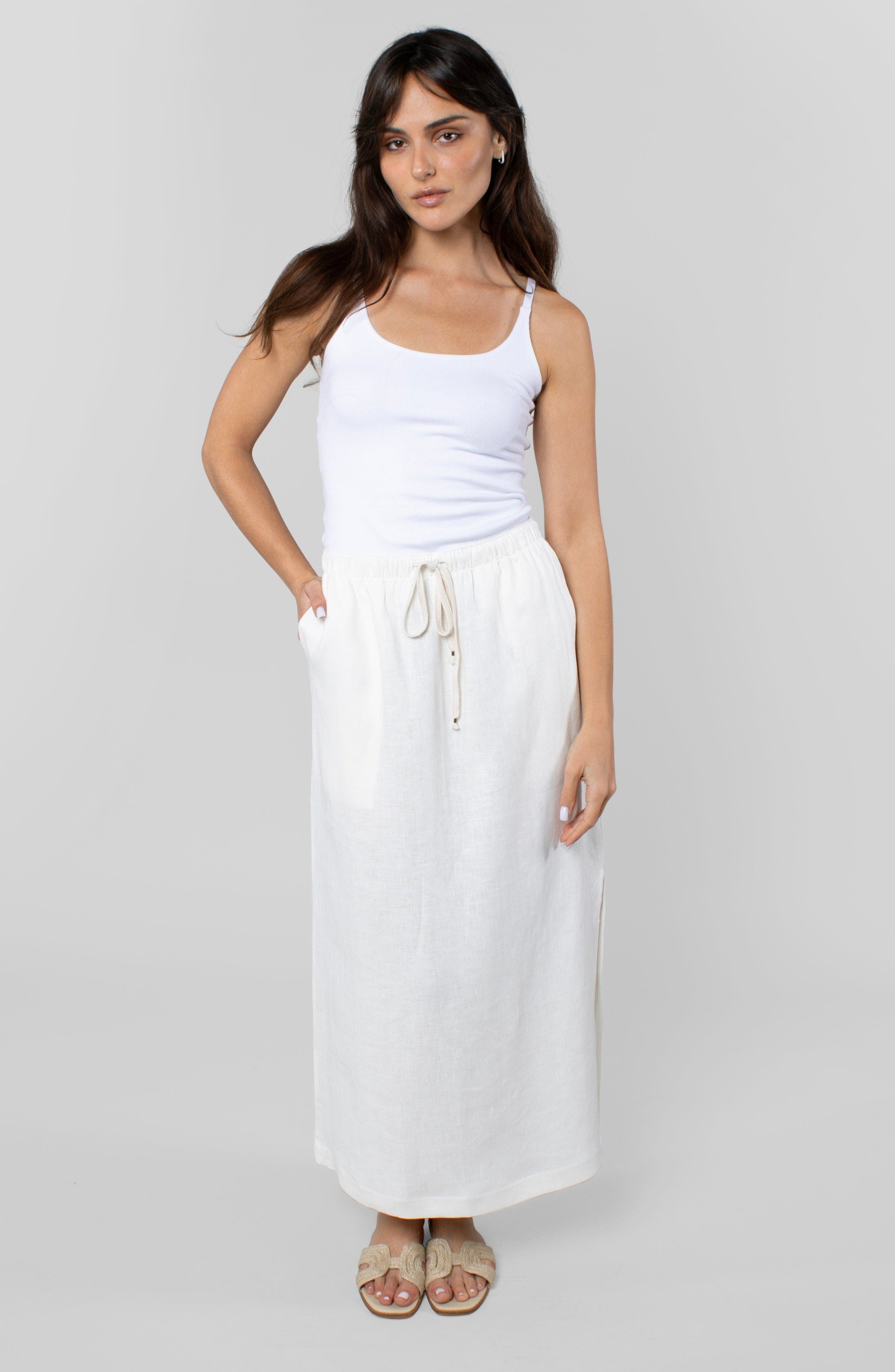 Linen Resort Skirt - image 4