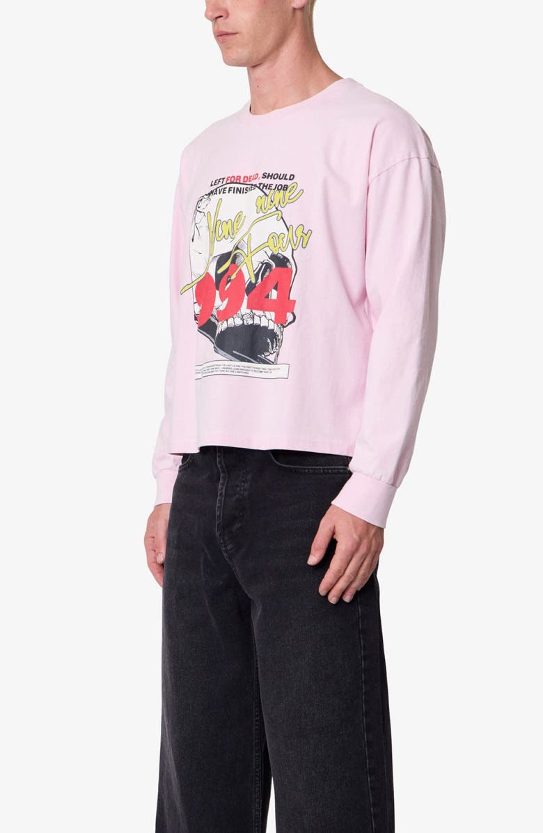 mnml Left for Dead Long Sleeve Cotton Graphic T-Shirt, Alternate, color,