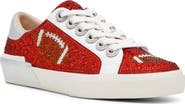 Betsey Johnson Archy Crystal Embellished Football Sneaker