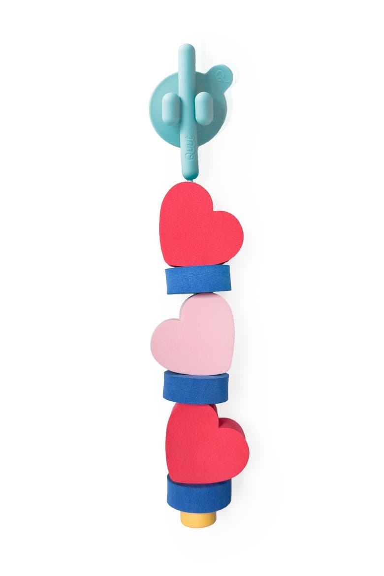 Beedi Heart Soft Floating Lacing Beads, Main, color, Multi