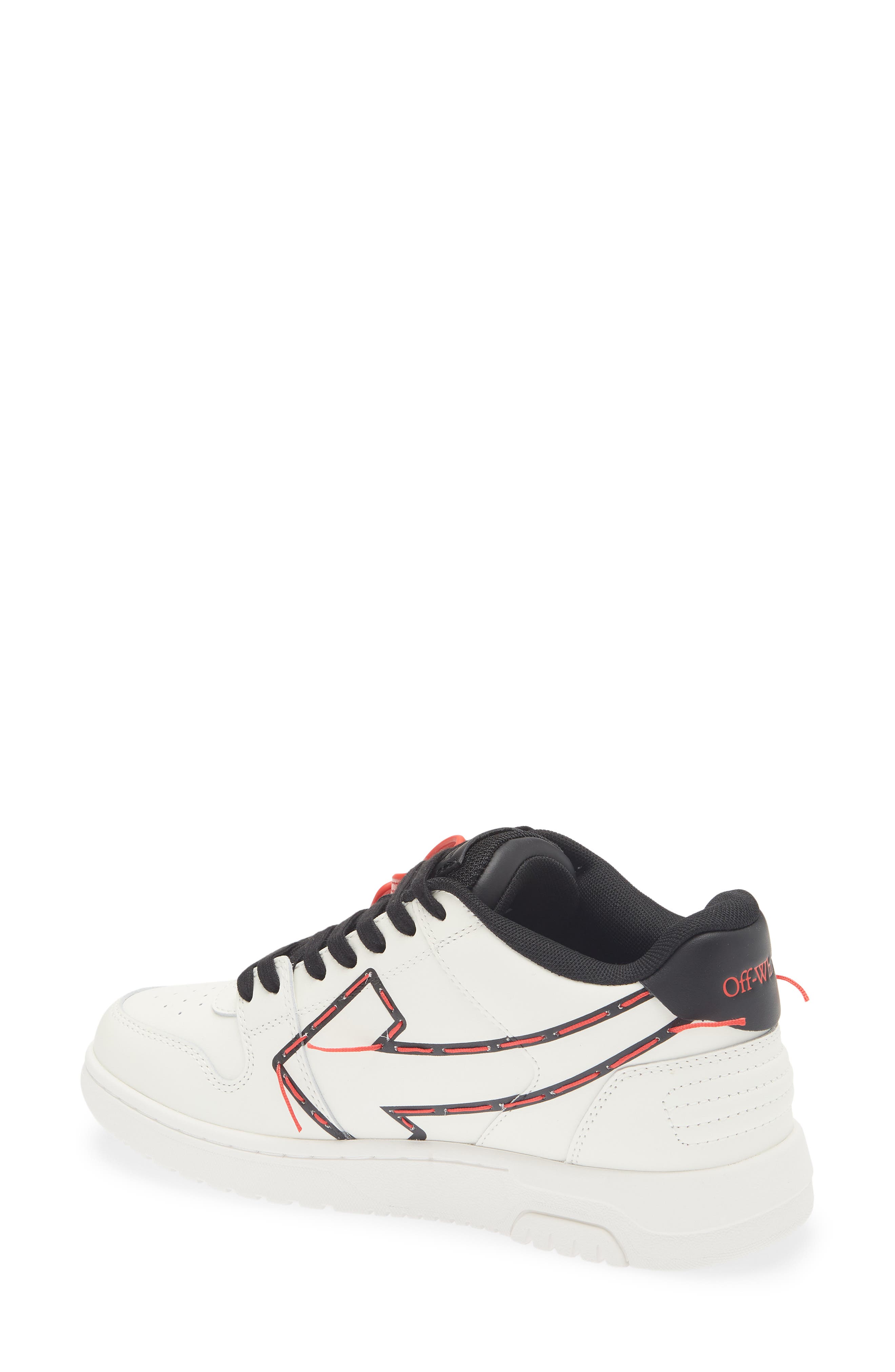 Off-White Out Of Office Sneaker, Alternate, color, White - Black