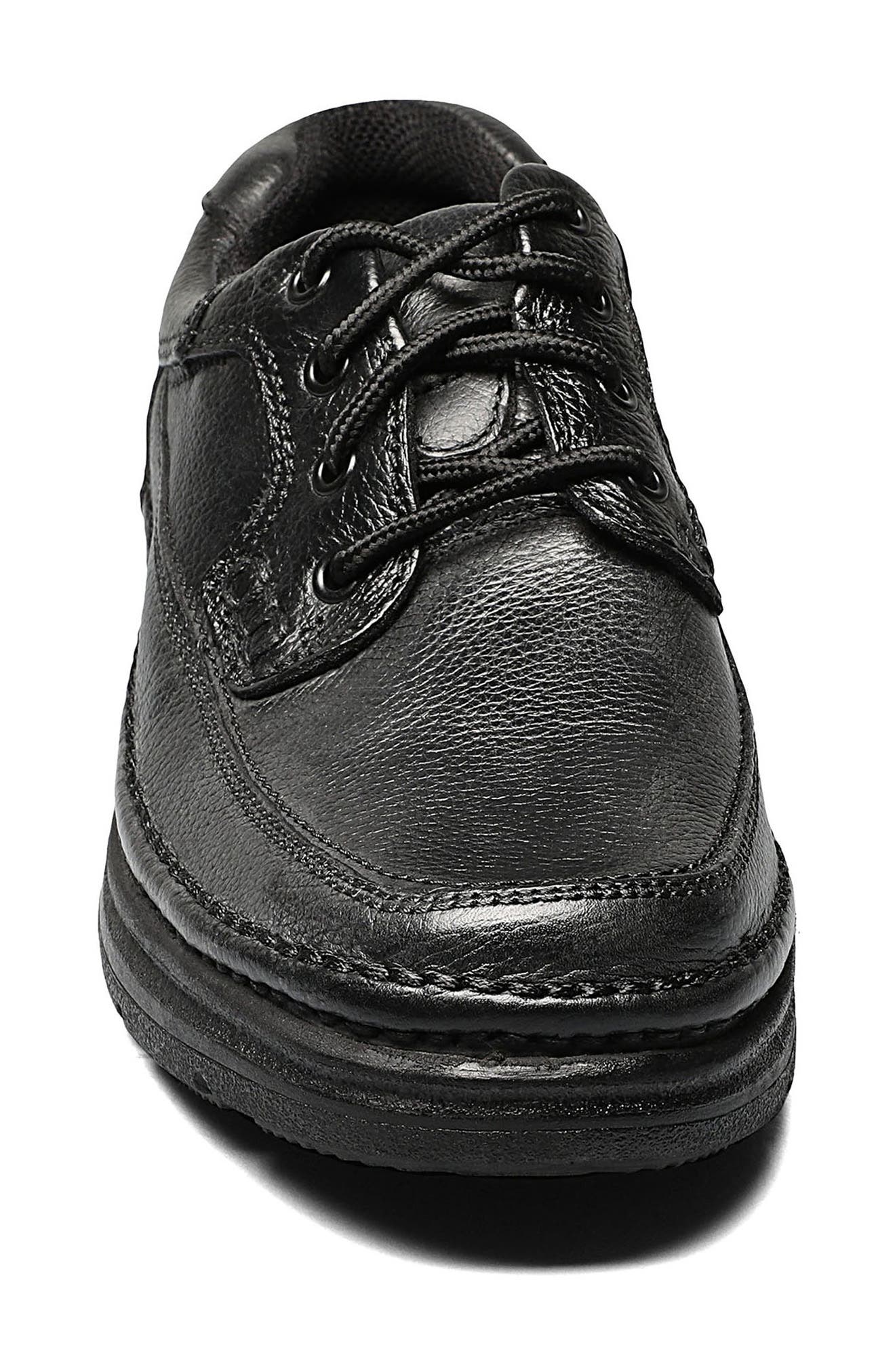 NUNN BUSH Cameron Moc Toe Derby, Alternate, color, Black Tumble