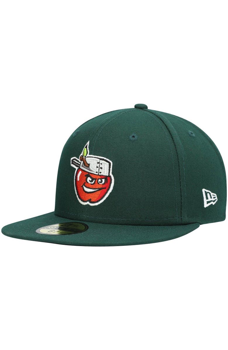 New Era Men's New Era Green Fort Wayne TinCaps Home Authentic Collection 59FIFTY Fitted Hat, Alternate, color, 