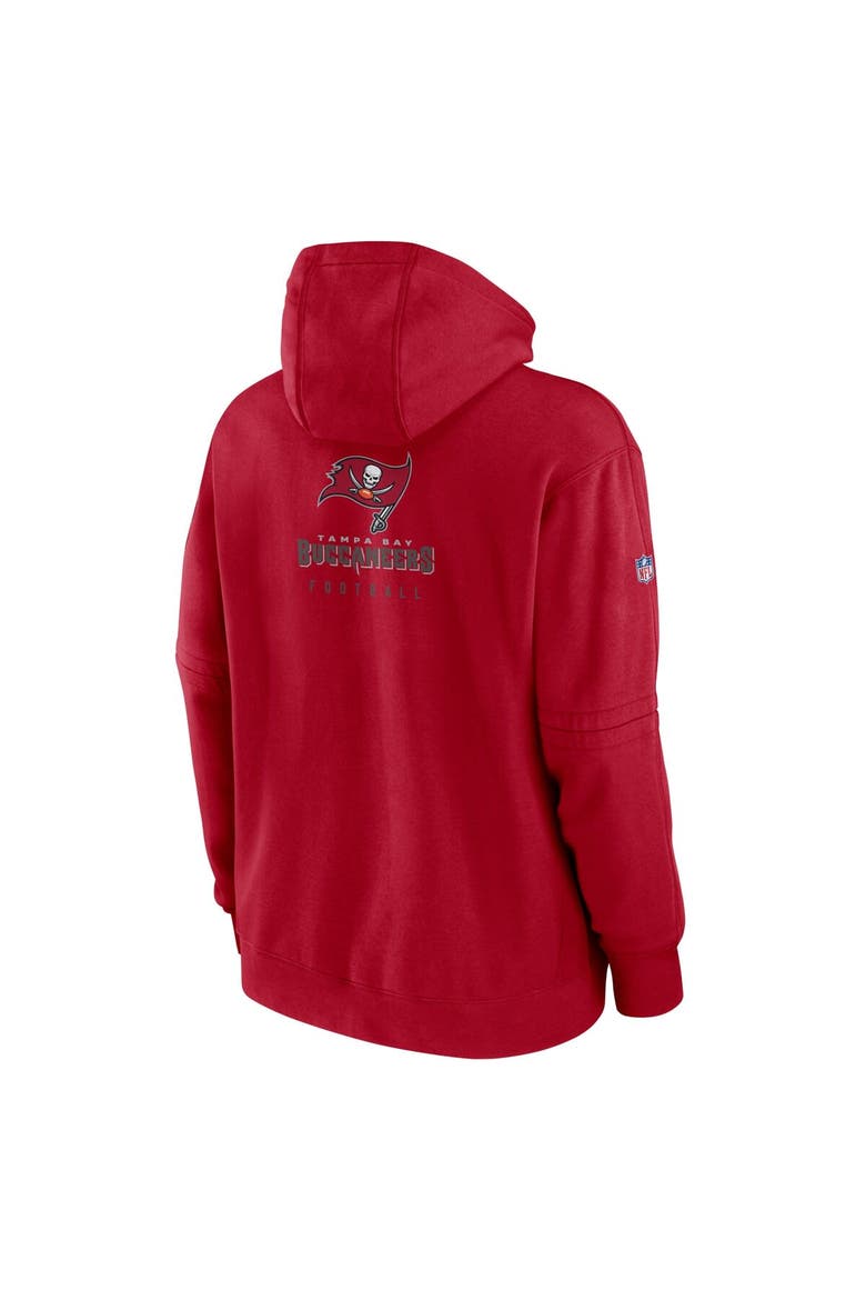 Men's Nike Red Tampa Bay Buccaneers Sideline Club Fleece Pullover Hoodie, Alternate, color, Red