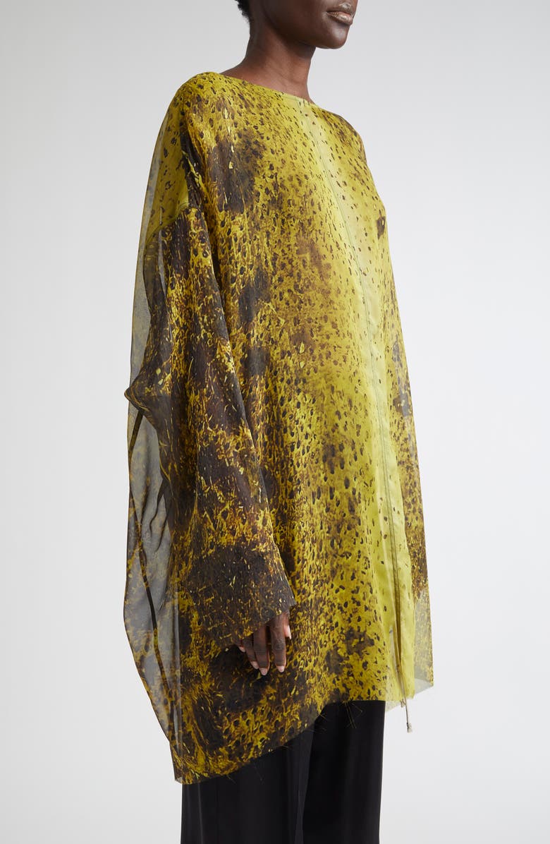 Rick Owens Eclipse Silk Tunic, Alternate, color,