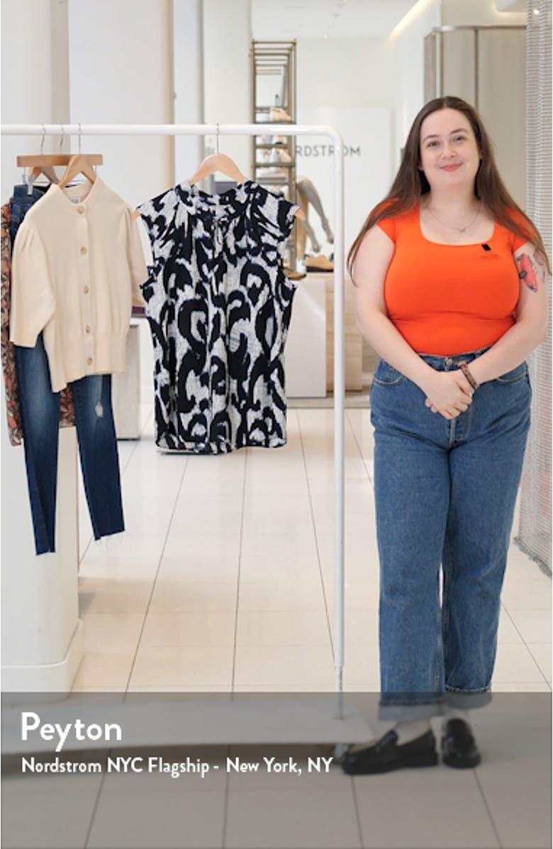 Shadow Stamp Sleeveless Top, sales video thumbnail