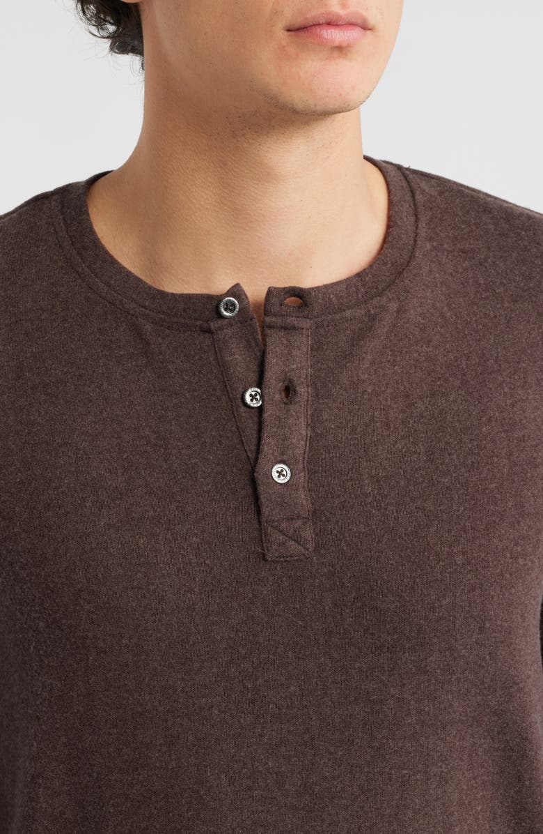 Threads 4 Thought Elias Heathered Henley, Alternate, color, Espresso