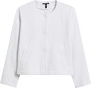 Eileen Fisher Organic Cotton Gauze Jacket