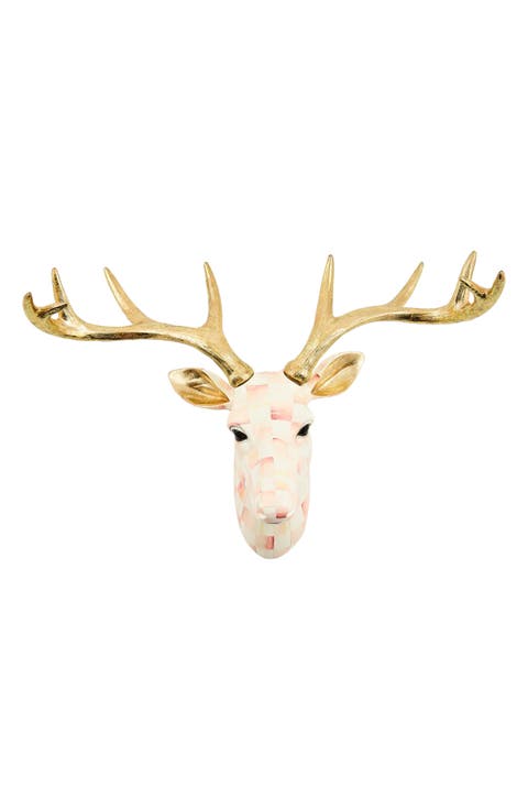 Rosy Check Deer Wall Decor