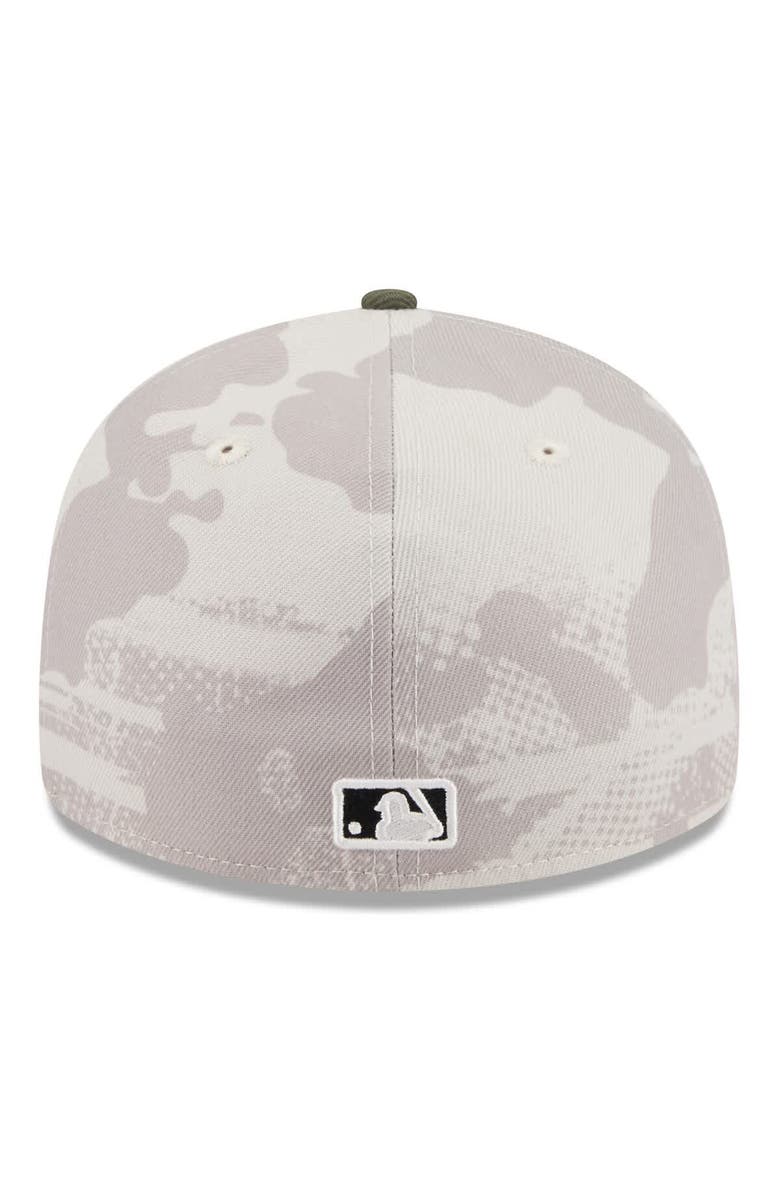 New Era Men's New Era Light Beige/Olive Minnesota Twins 2025 Armed Forces Day Low Profile 59FIFTY Fitted Hat, Alternate, color, Light Beige