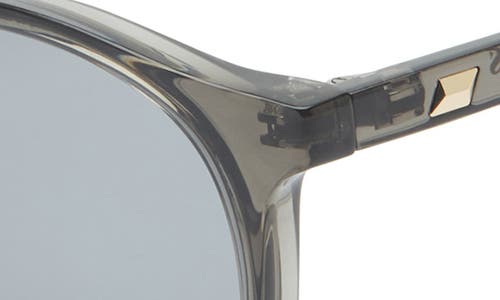 Le Specs Club Royale 48mm Round Sunglasses In Gray