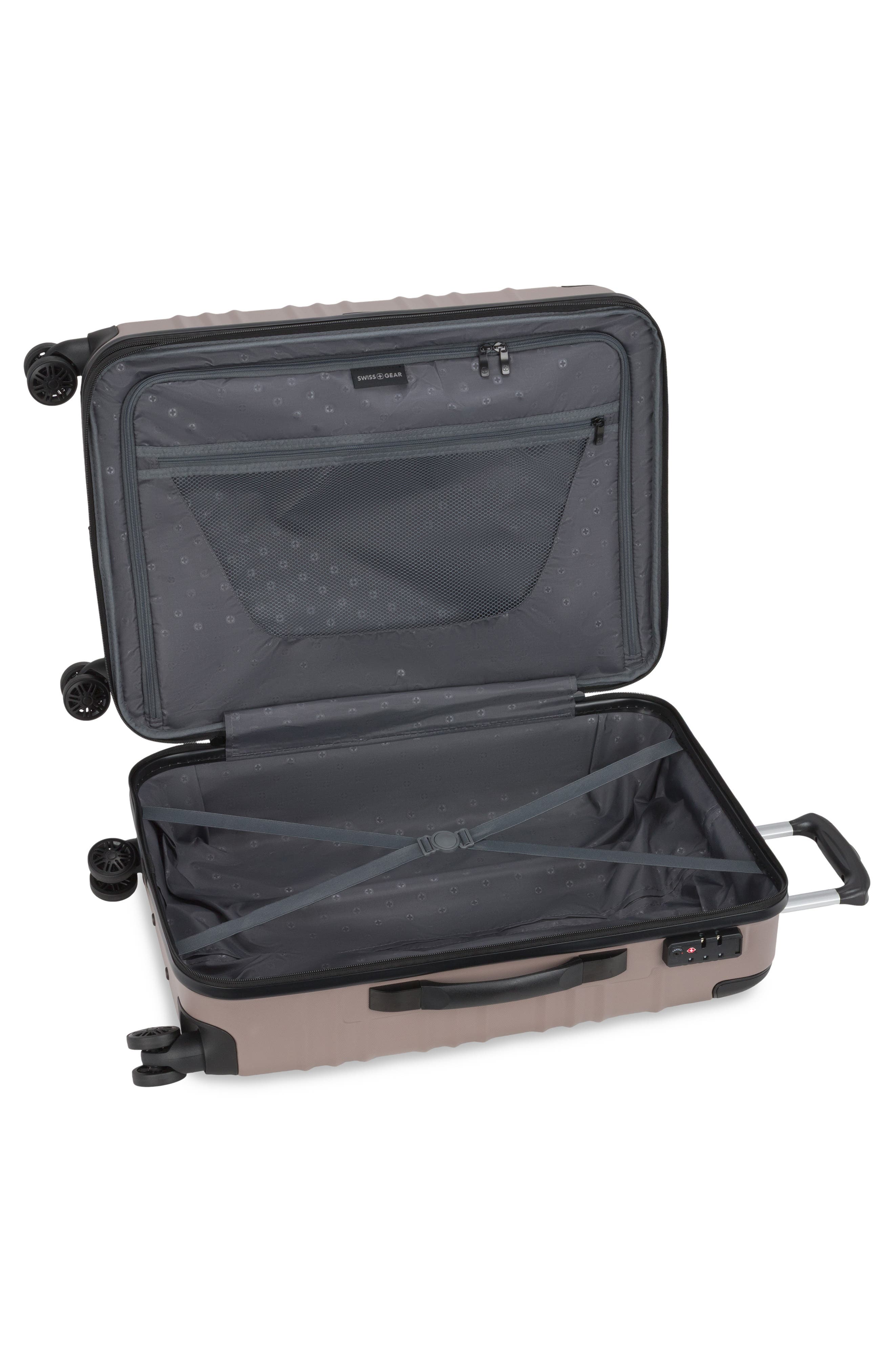 SWISSGEAR 24-Inch Hardside Spinner Luggage, Alternate, color, Cinder