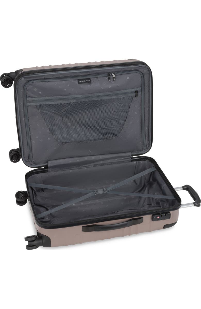 SWISSGEAR 24-Inch Hardside Spinner Luggage, Alternate, color, Cinder