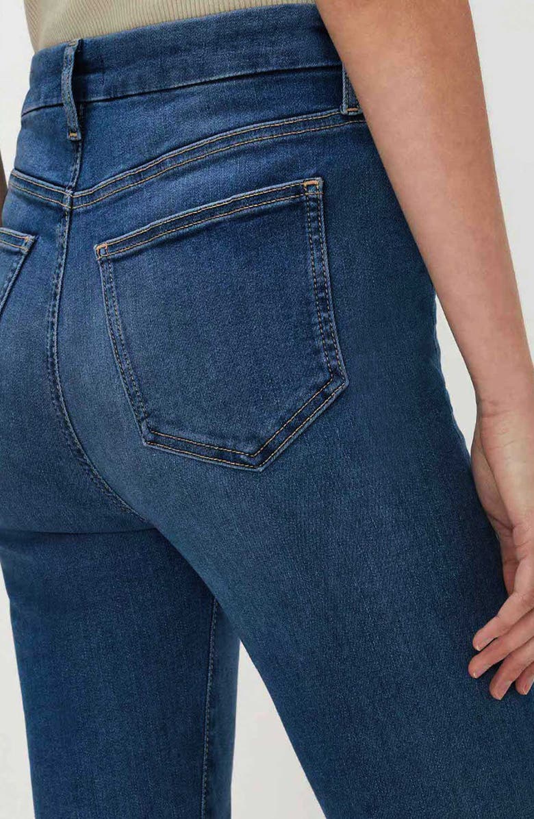 7 For All Mankind High Waist Skinny Bootcut Jeans, Alternate, color, Sophieblu