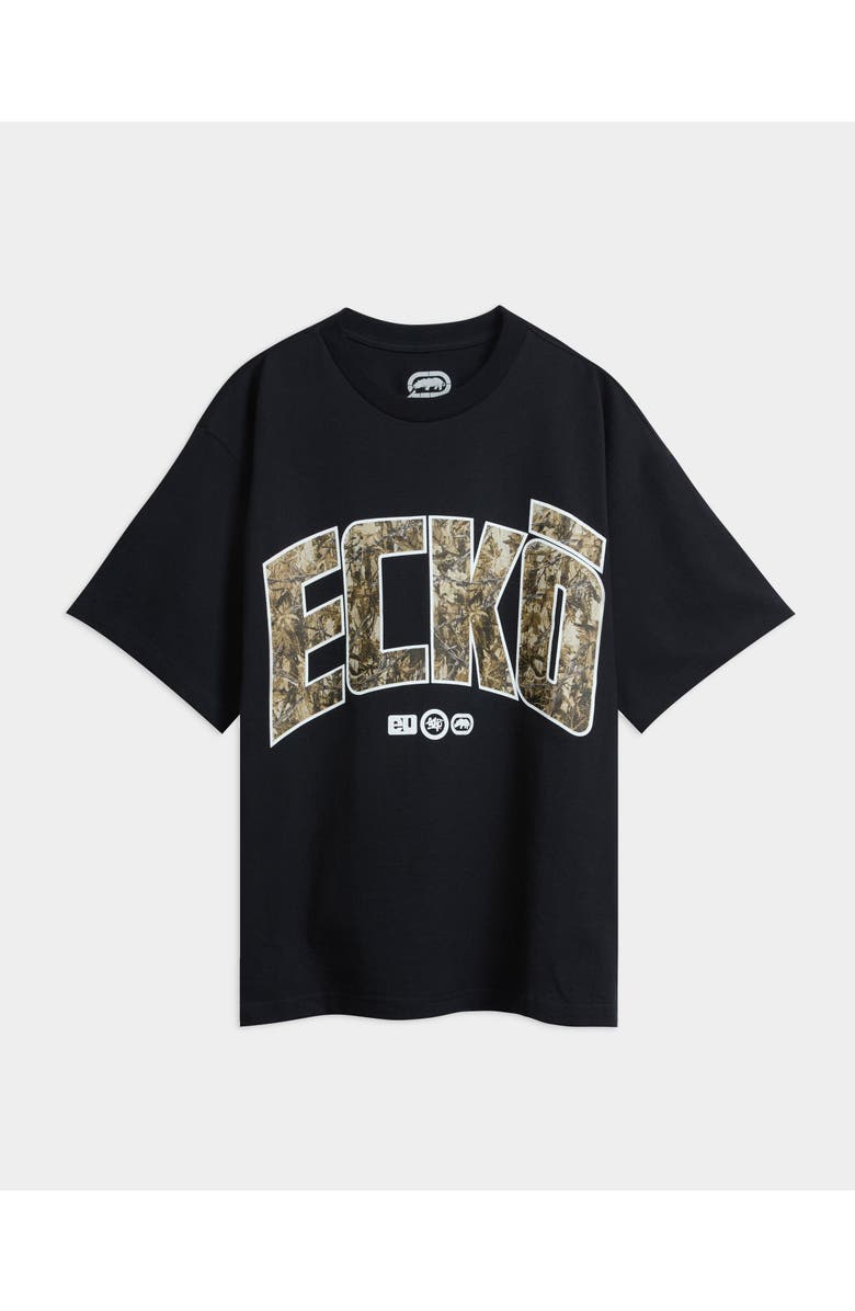ECKO Leafy on Fire Tee, Main, color, Vintage Black