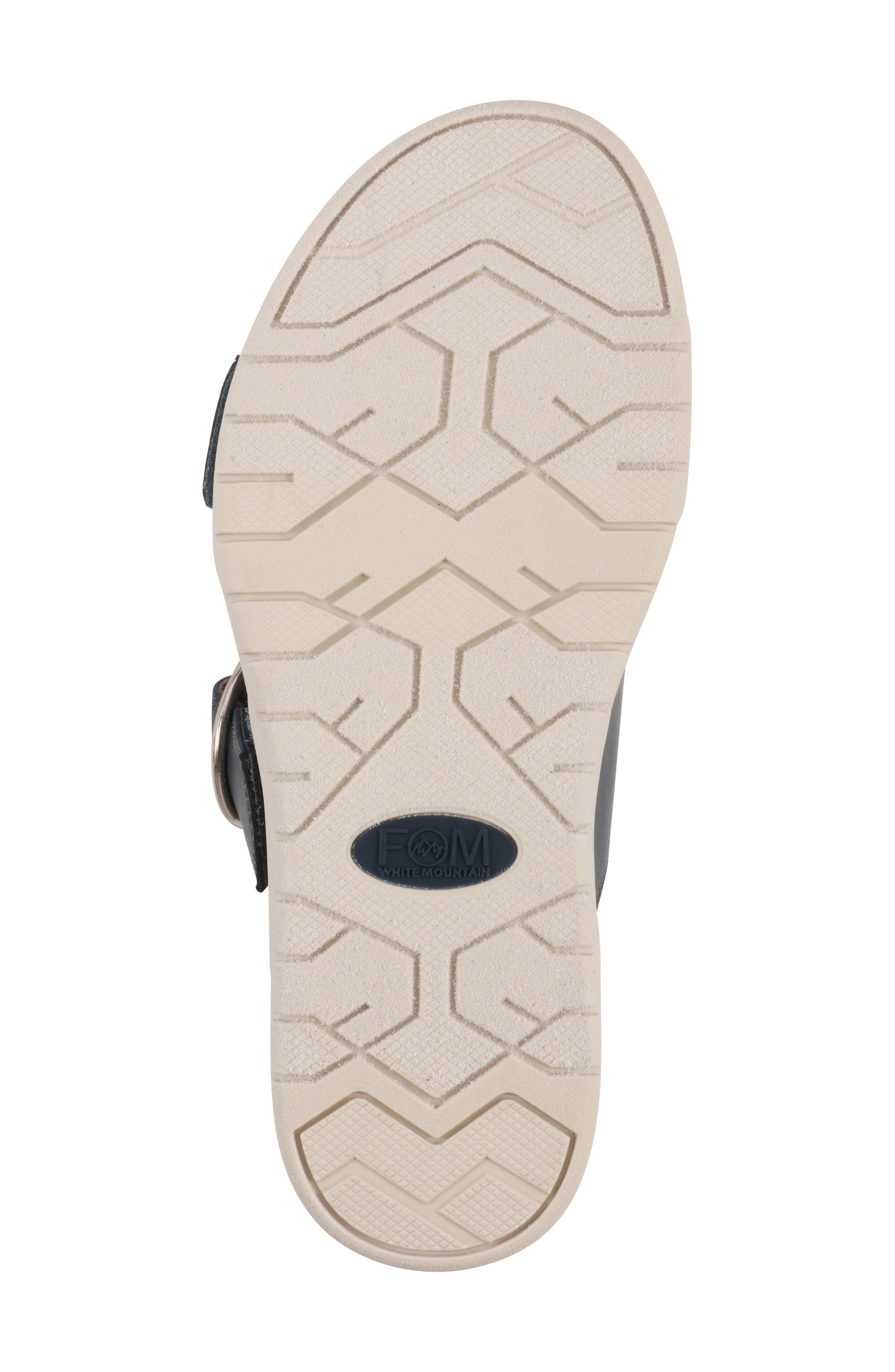 Namaste Fom Recovery Slide Sandal, Alternate, color, NAVY/ BURNISH/ SMOOTH