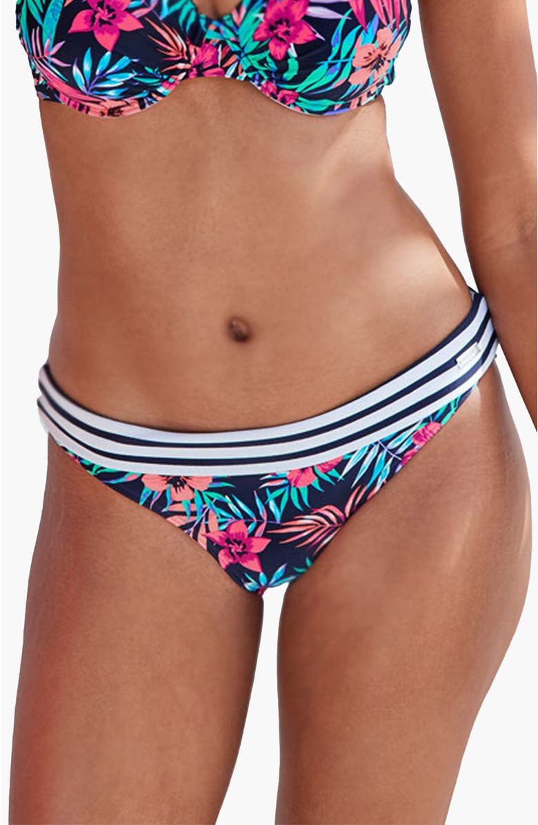 LASCANA Women's Fold Over Bikini Bottom, Main, color, Multi Print