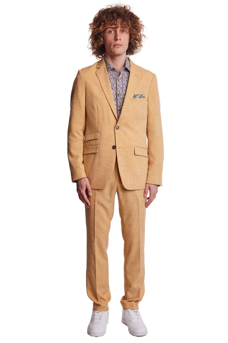 Dover Slim Fit Sport Coat, Alternate, color, MUSTARD MELANGE