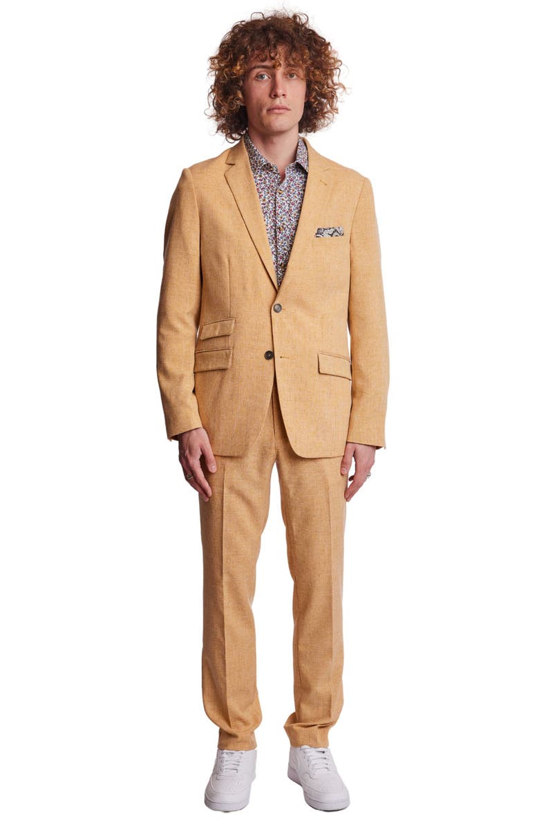 PAISLEY & GRAY Dover Slim Fit Sport Coat, Alternate, color, Mustard Melange
