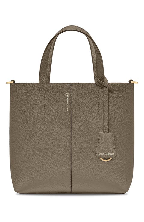 Small Leather Soft Tote