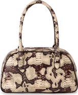 Brahmin Angie Leather Barrel Bag