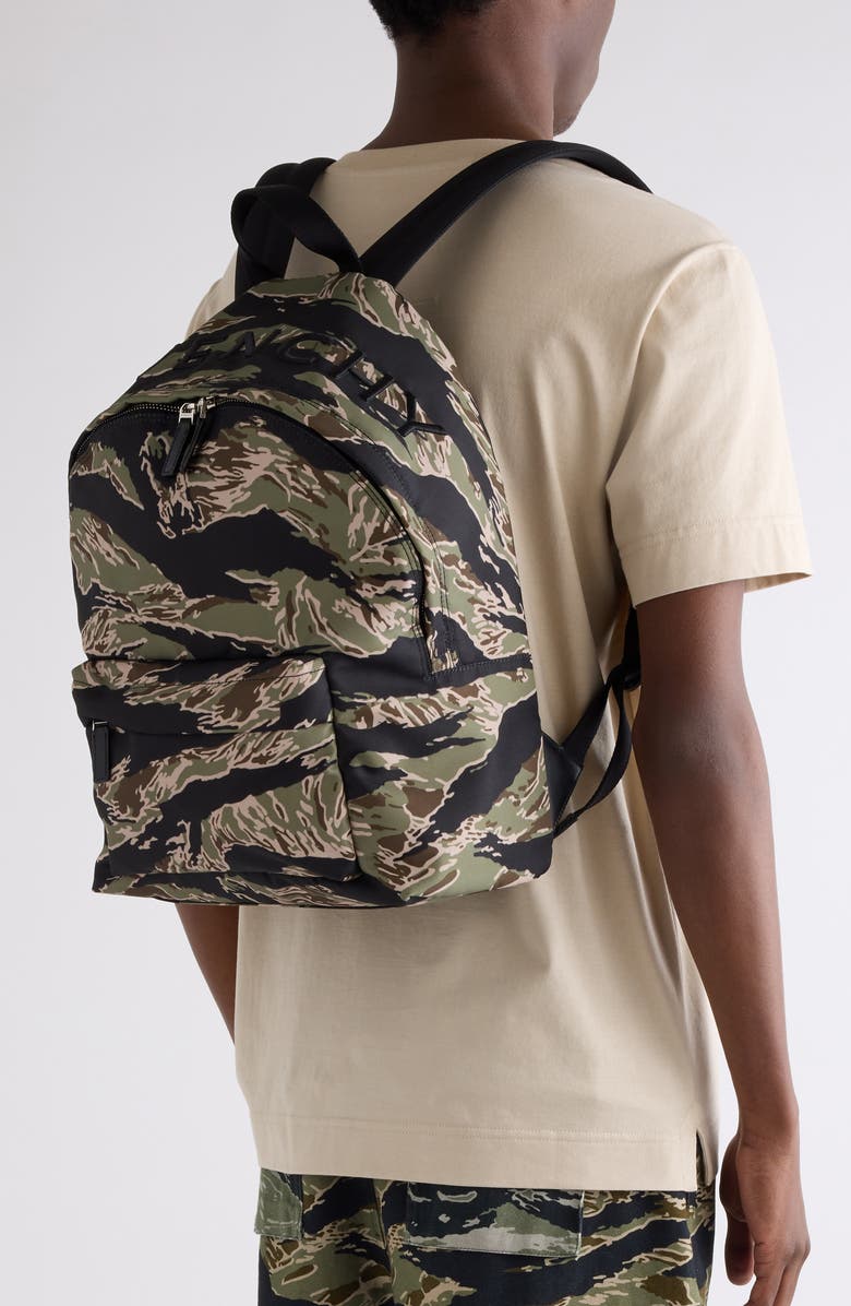 Givenchy Essential U Camo Print Backpack, Alternate, color,