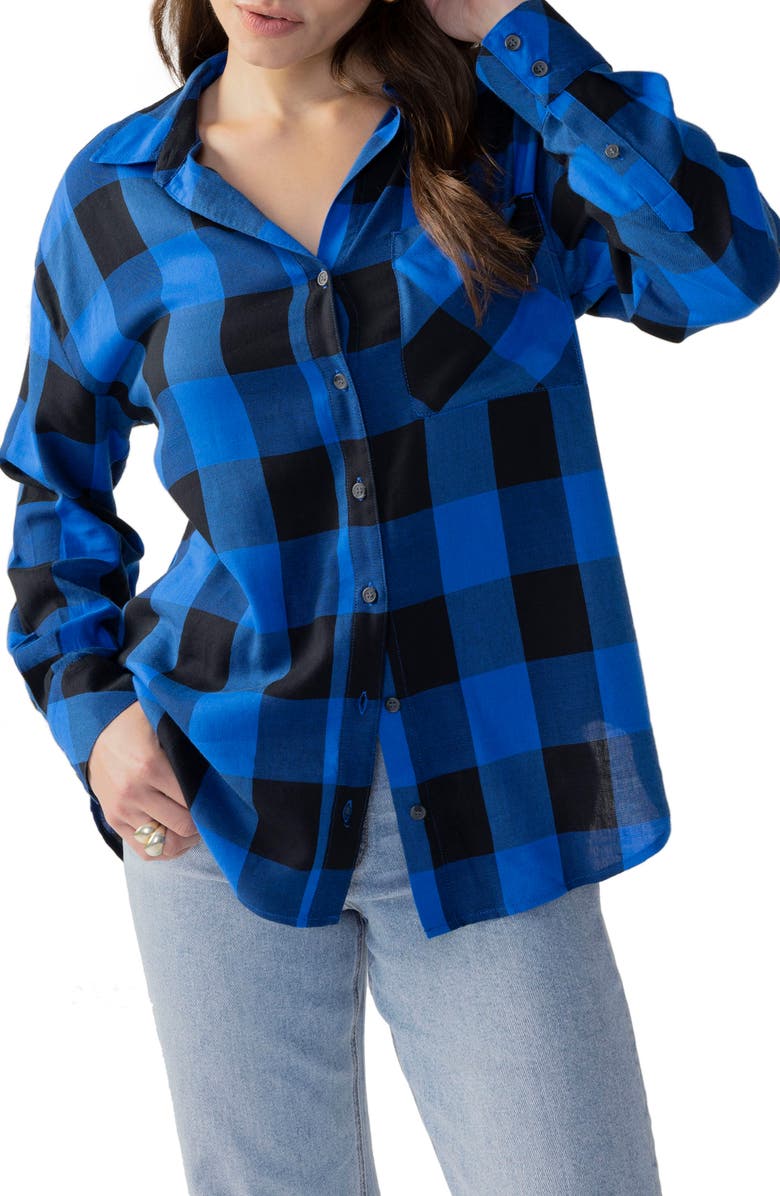 Sanctuary Slit Back Tunic Shirt, Alternate, color, 